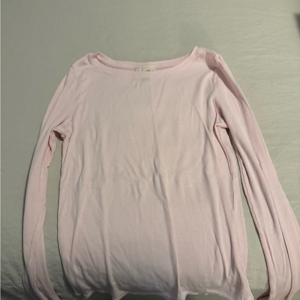 Light Pink Long Sleeve Top